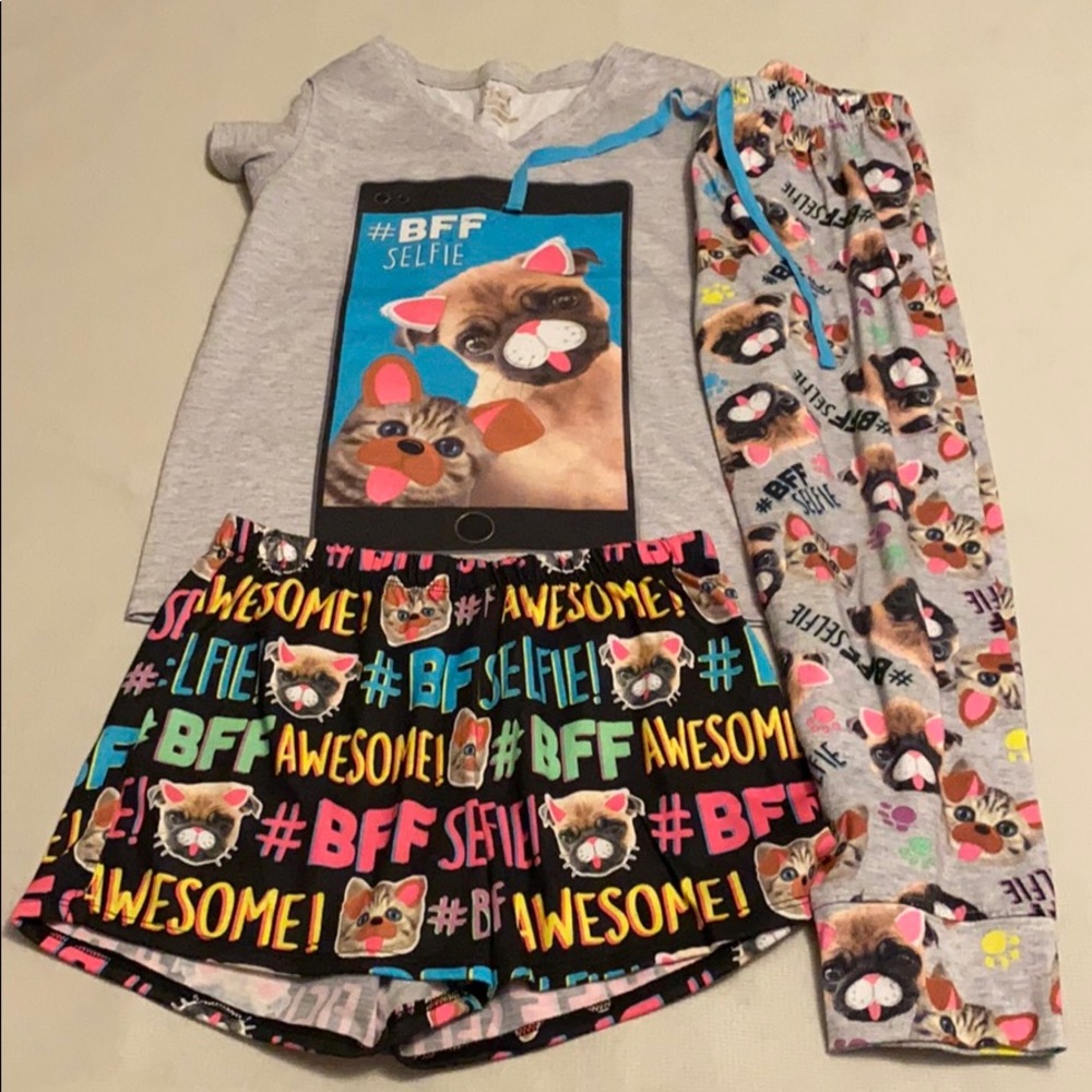 Justice 3pc PJ set 10 plus